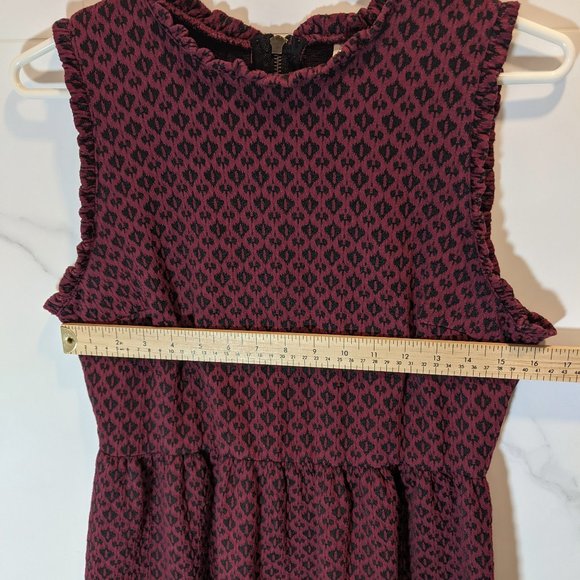 ❗LAST CHANCE❗Xhilaration Red/Burgundy Dress with Ruffle Details - Picture 2 of 5